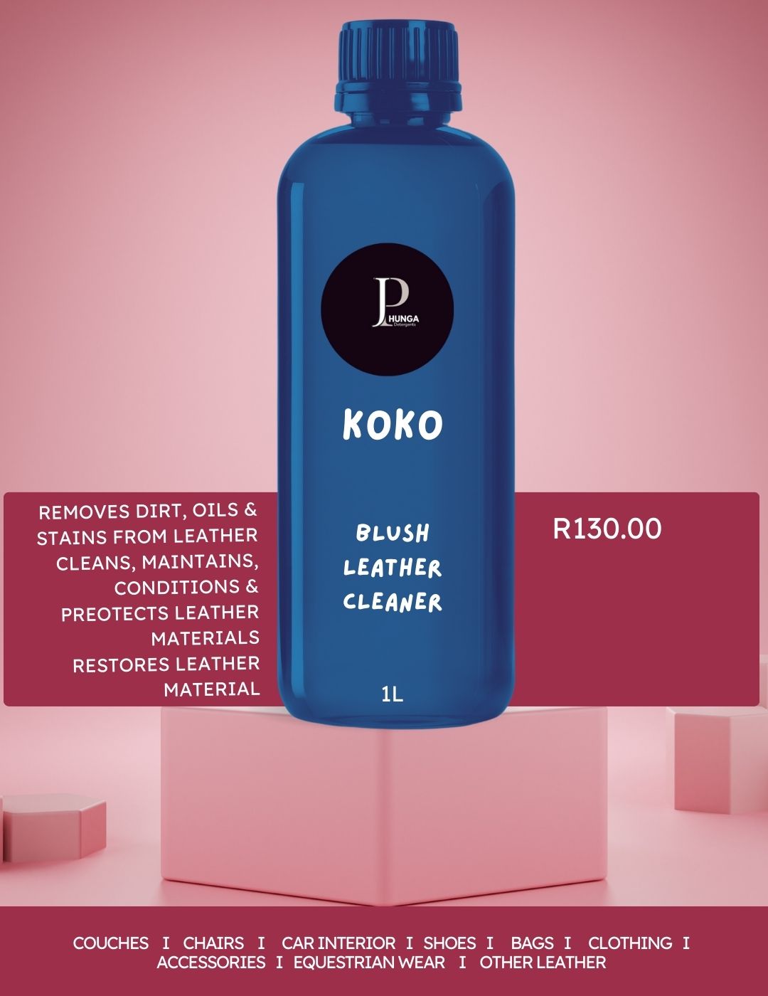 Pink and Red Clean Product Display Instagram Post (1080 x 1200 px)