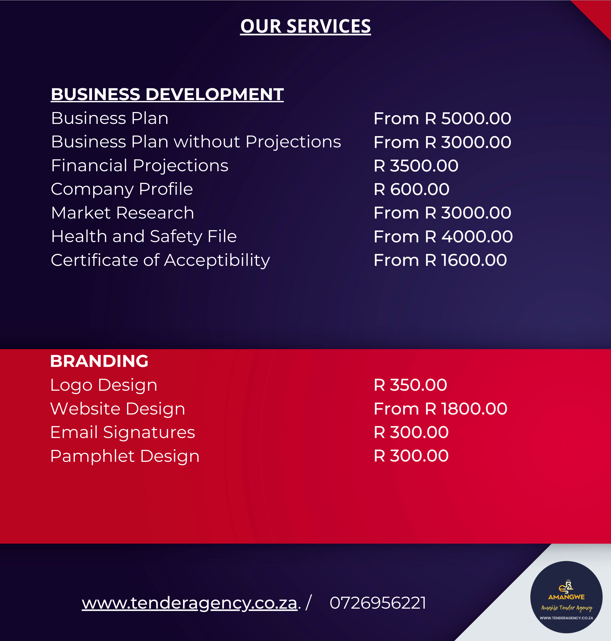 Amangwe Amahle Price list (1) Amangwe Amahle Price list (1)